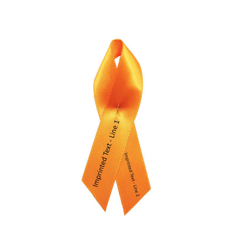 fabric Personalized cause orange ribbon Food Insecurity Hunger Food Deserts Gun Control Leukemia Mass Shooting Prevention Gun Control Self Harm Self Injury World Hunger