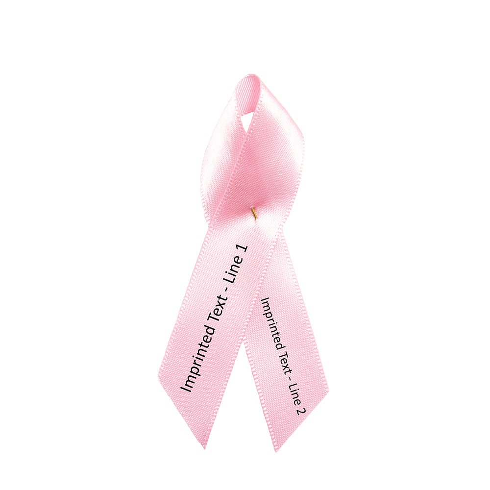 Personalized cause pink fabric Breast Cancer Ductal Carcinoma in Situ Womens Health ribbon