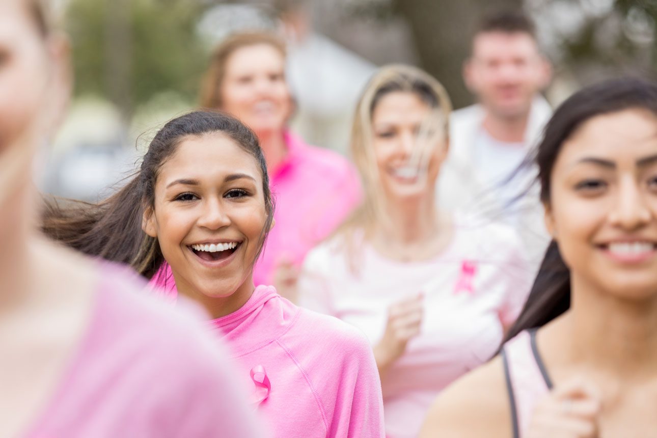 Man and Woman Running on Event