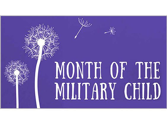 Month of the Military Child personalized cause