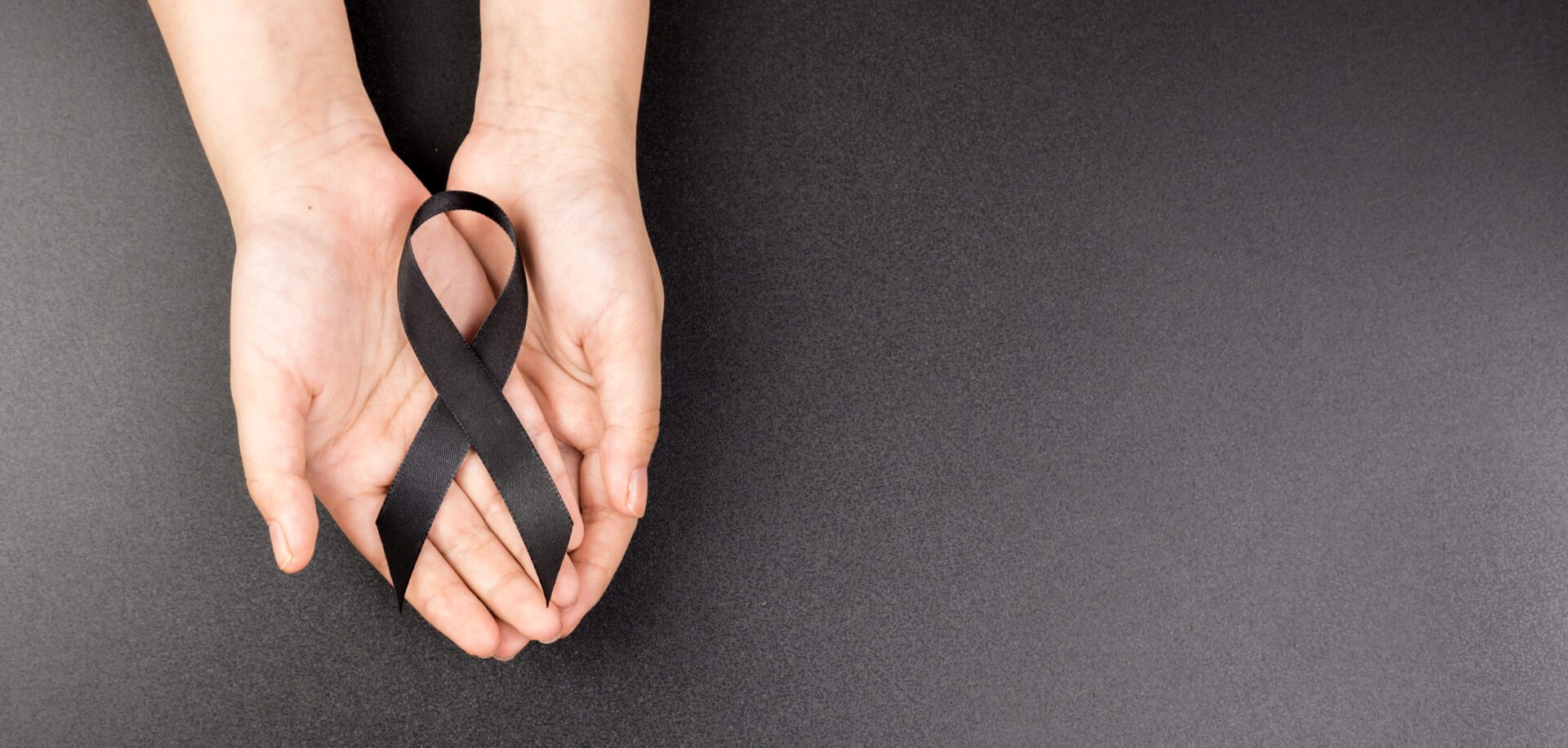 Awareness Ribbon for Causes Black Ribbon