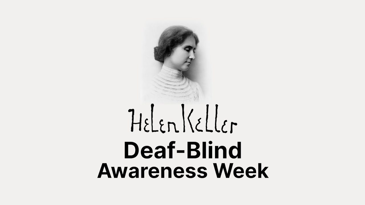 Helen Keller Deaf-Blind Awareness Week personalized cause