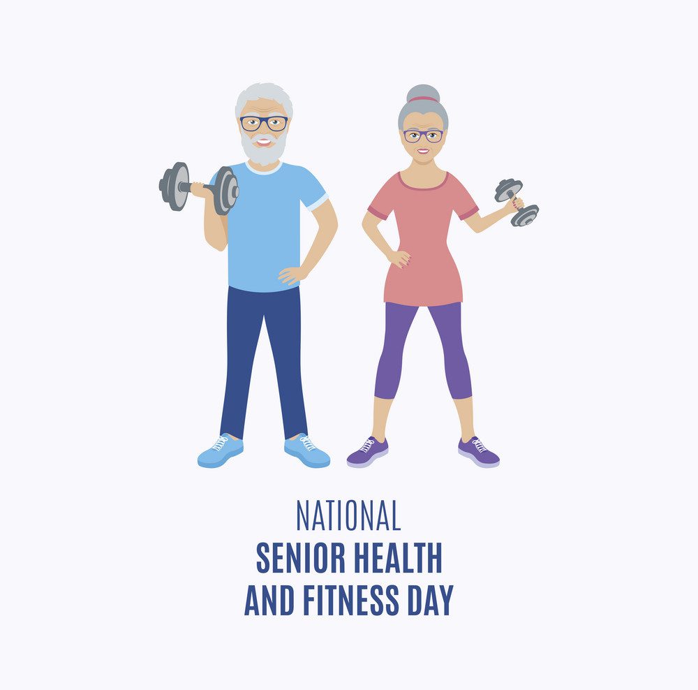 National Senior Health and Fitness Day personalized cause