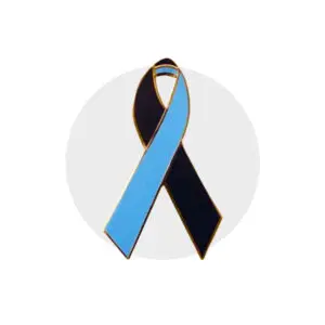 Enamel Awareness Ribbon Pins