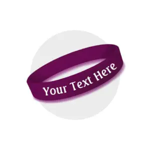 Personalized Silicone Awareness Wristbands (Bulk)