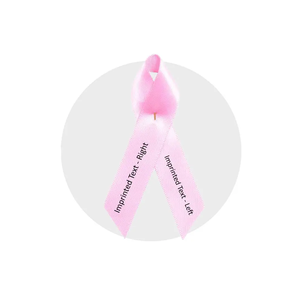 Personalized cause hot pink personalized fabric ribbon pins Cleft Lip Cleft Palate Inflammatory Breast Cancer Stop Gendercide