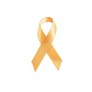 fabric Personalized cause amber ribbon appendiceal cancer appendiceal tumors appendix cancer awareness