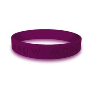 Personalized cause burgundy KNOW MORE wristband Antiphospholipid Syndrome Disabled Adults Sickle cell Anemia Factor V Leiden Thrombophilia Multiple Myeloma Plasma Cell Neoplasms