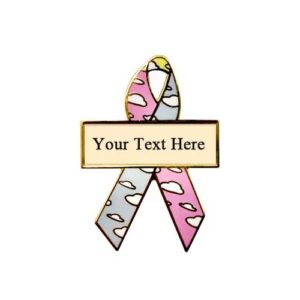 Personalized cause cloud personalized enamel ribbon pins Congenital Diaphragmatic Hernia