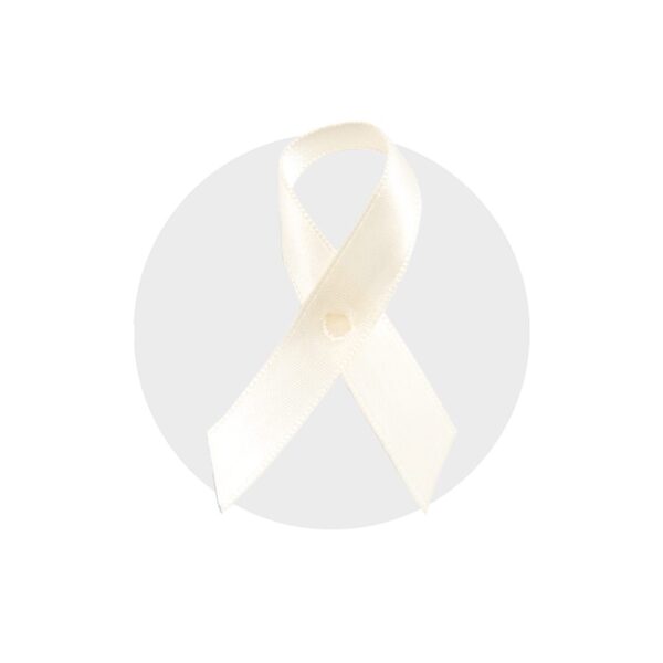 Personalized cause cream ribbon Degenerative Disc Disease Spinal Muscular Atrophy Spinal Stenosis fabric