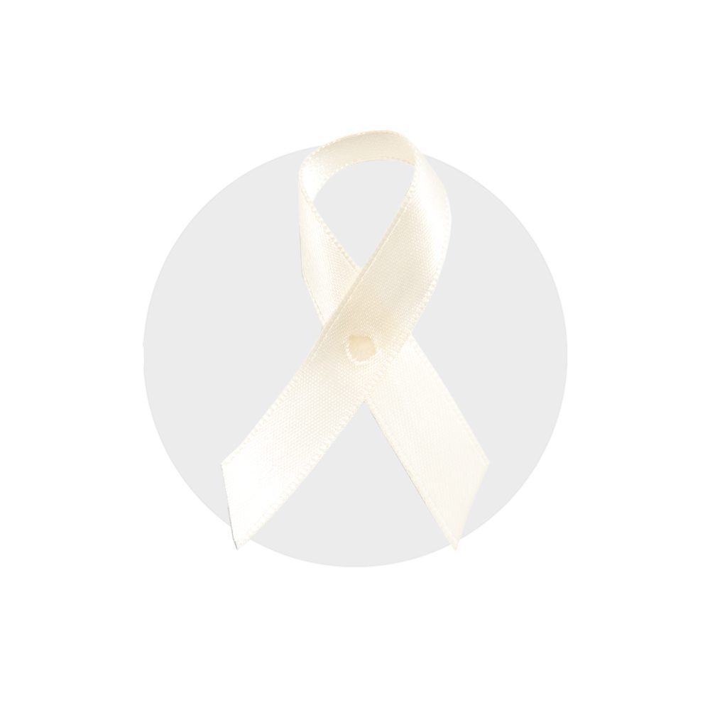 Personalized cause cream ribbon Degenerative Disc Disease Spinal Muscular Atrophy Spinal Stenosis fabric