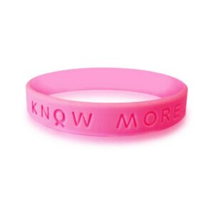 Personalized cause fuchsia KNOW MORE wristband Eosinophilic Diseases Keep Abortion Legal I Stand with Planned Parenthood