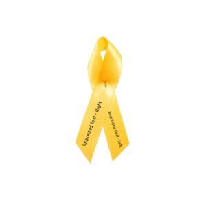 Personalized cause gold personalized fabric ribbon pins Breast Feeding The Gold Standard Childhood Cancers Pediatric Cancers