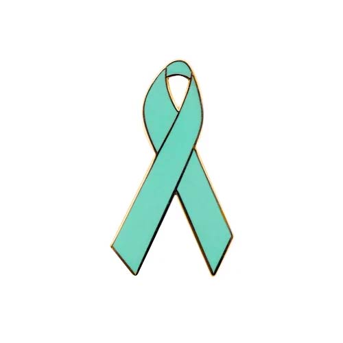 Personalized cause light green enamel ribbon pins Celiac Disease Pelvic Inflammatory Disease PID Sexually Transmitted Diseases STDs Sexually Transmitted Infections STIs