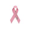 Personalized cause orchid fabric ribbon pins Testicular Cancer