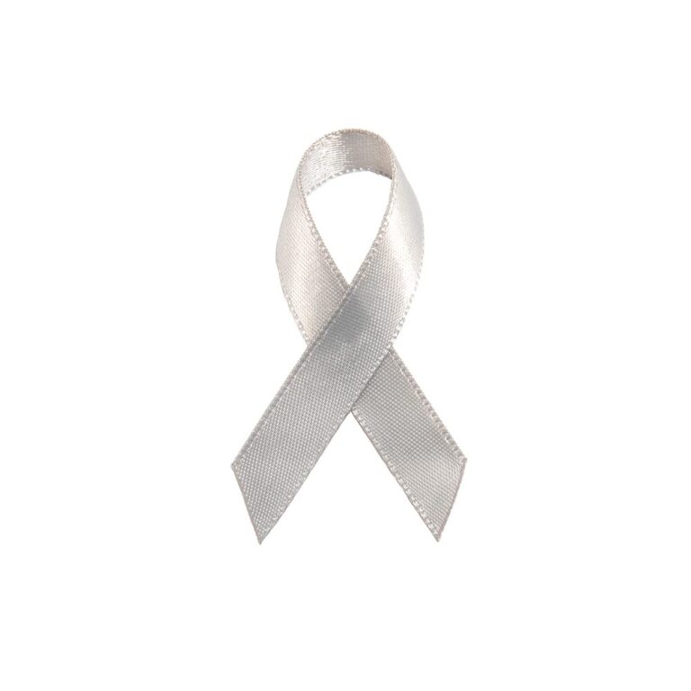 Personalized cause pearl fabric awareness ribbons Chronic Lung Disease Lung Cancer Mesothelioma Waldenstroms Macroglobulinemia