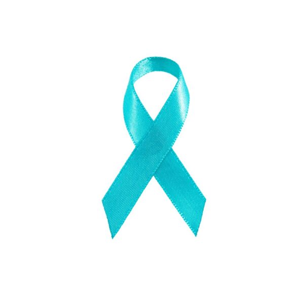 Personalized cause sea green fabric awareness ribbons Stammering Stuttering