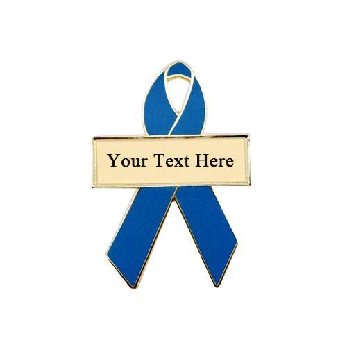 Personalized cause teal personalized enamel ribbon pins Anxiety Disorders Gynecological Cancer OCD Ovarian Cancer Panic Disorder Polycystic Kidney Disease Scleroderma Women Murdered by Domestic Violence