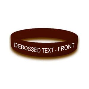 Personalized cause brown personalized awareness wristband Childhood Diarrhea Nicotine Brain Poison No Butts Health Risks of E-Cigarettes Vaping Health Risks of Smokeless Tobacco