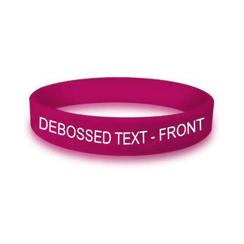 Personalized cause cranberry personalized silicone awareness wristbands Chronic Bladder Infections Temporomandibular Joint Disease TMJ