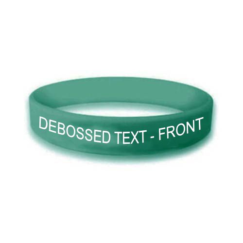 Personalized cause green personalized wristband Environmental Protection Liver Cancer Organ Donation Organ Donor Traumatic Brain Injury TBI