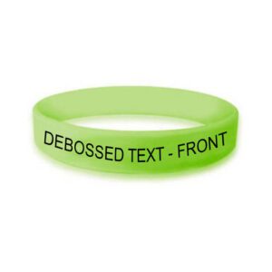 Personalized cause lime green personalized wristband Lyme Disease Mental Health Mental Illness