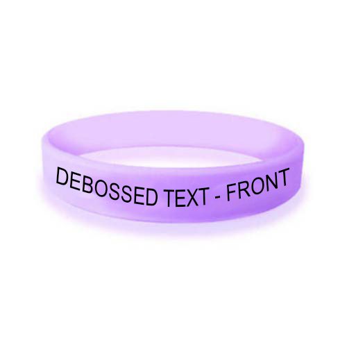 Personalized cause orchid personalized wristband Testicular Cancer