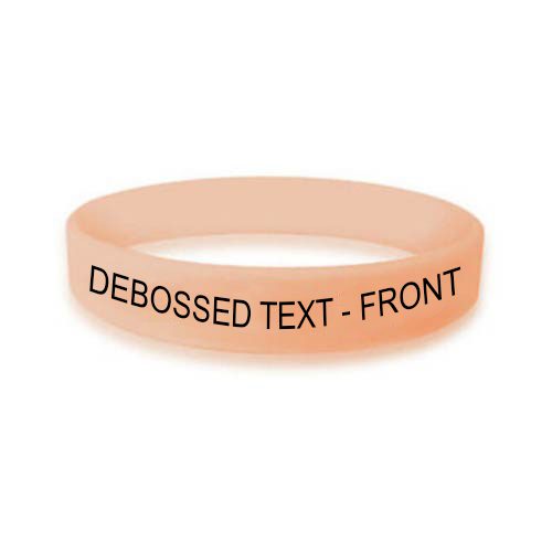 Personalized cause peach personalized wristband Endometrial Cancer Invisible Illness Pink Tax Gender Based Price Discrimination Uterine Cancer