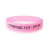 Personalized cause pink persoanlized wristband Breast Cancer Ductal Carcinoma in Situ Womens Health