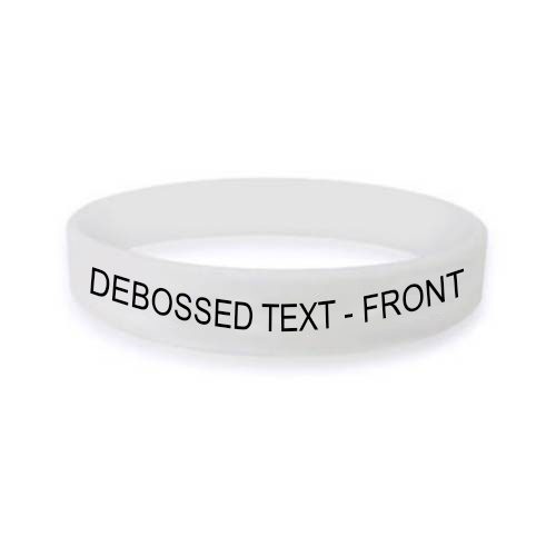 Personalized cause white personalized wristband Adoption Adult Survivors of Child Sexual Abuse Bone Diseases Retinoblastoma Victims of Terrorism White Matter Brain Disorder White Matter Brain Disease