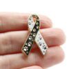 Personalized Cause Enamel Ribbon Pin