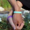 Fuchsia Silicone Wristbands | Rubber Awareness Bracelets | KNOW MORE® Logo - Image 4