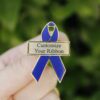 Personalized Cause Personalized Enamel Ribbon Pin